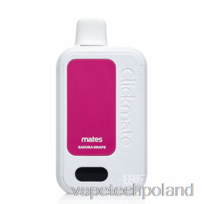 Vape Tech Polska 7 Daze Clickmate 15000 Zestaw Jednorazowy Sakura Winogron